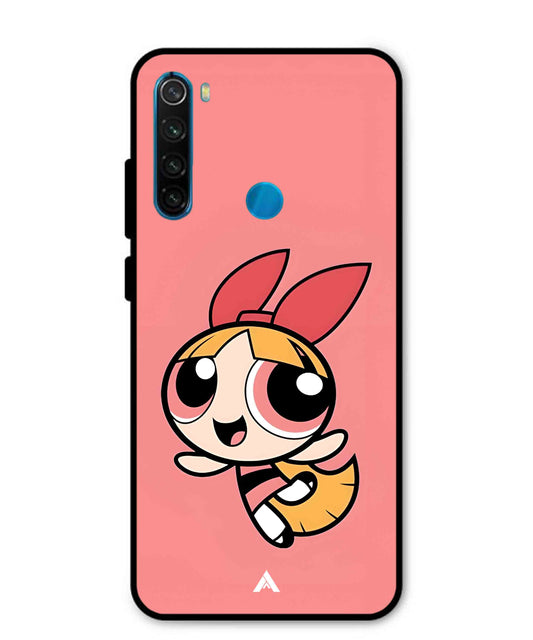 Powerpuff Girls Blossom Metal Back Cover Phone Case for Xiaomi Redmi Note 8