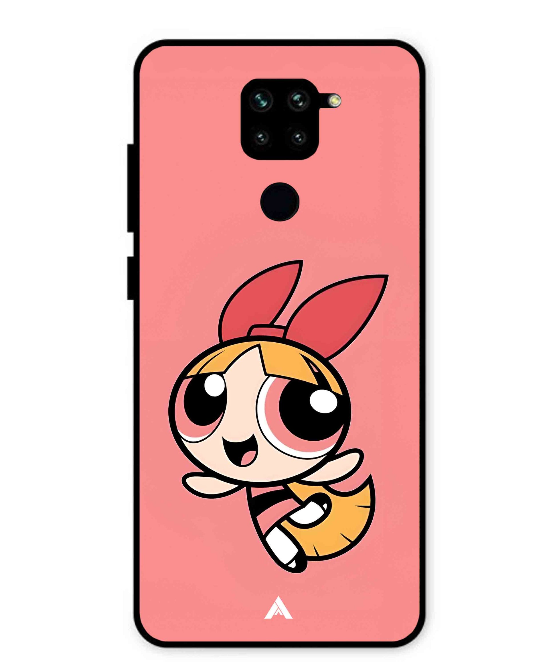 Powerpuff Girls Blossom Metal Back Cover Phone Case for Xiaomi Redmi Note 9