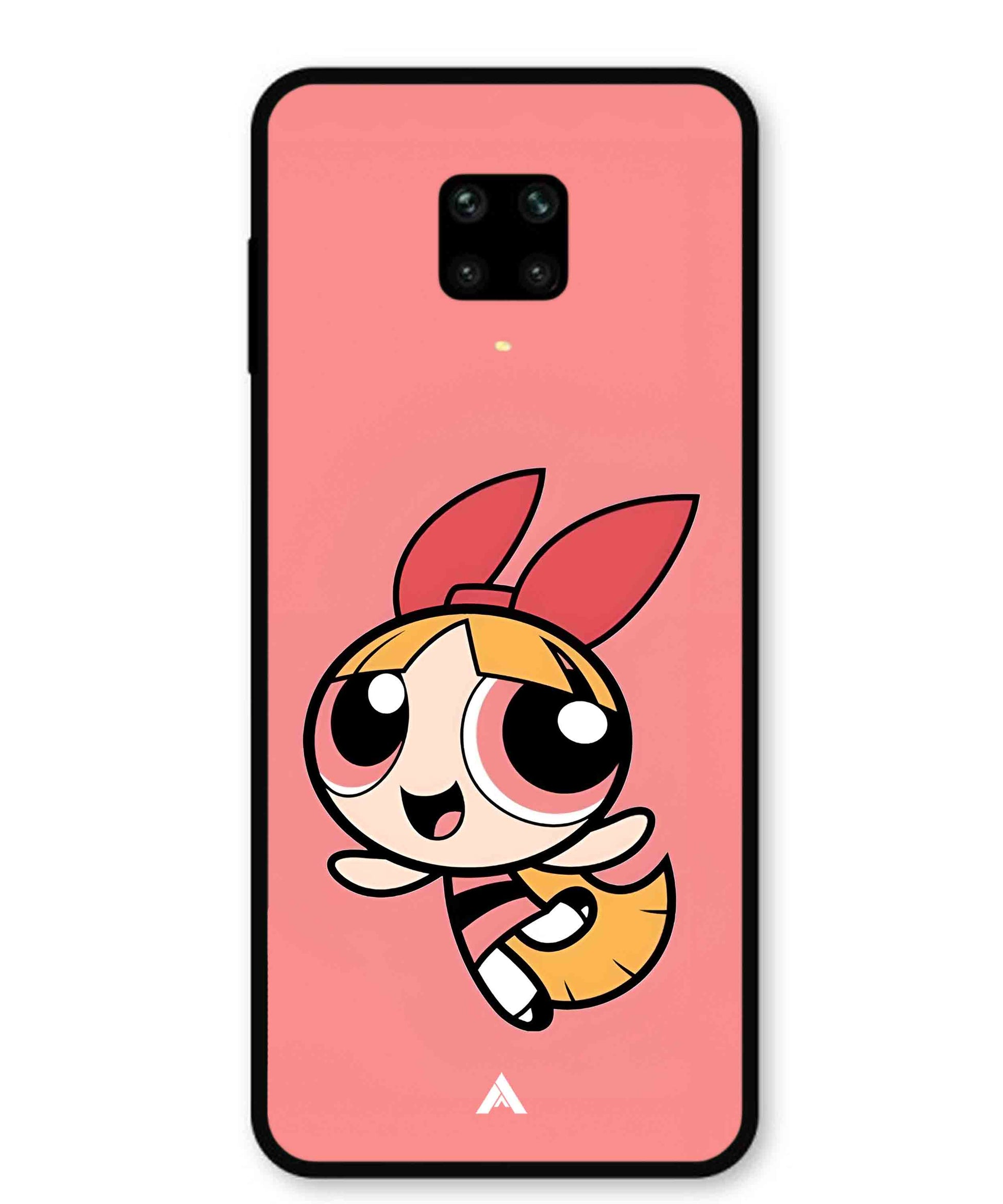 Powerpuff Girls Blossom Metal Back Cover Phone Case for Xiaomi Redmi Note 9 Pro