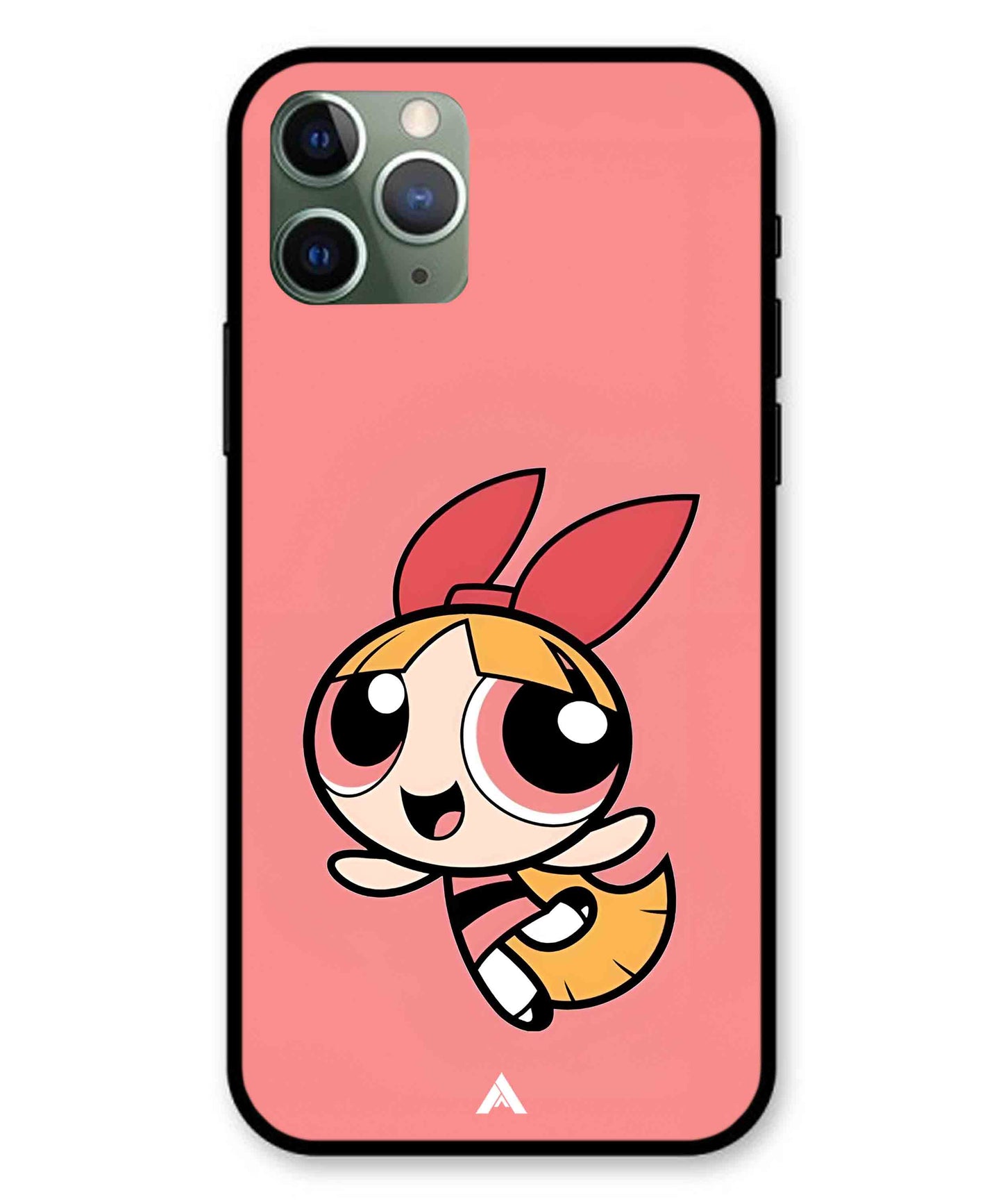 Powerpuff Girls Blossom Metal Back Cover Phone Case for iPhone 11 Pro