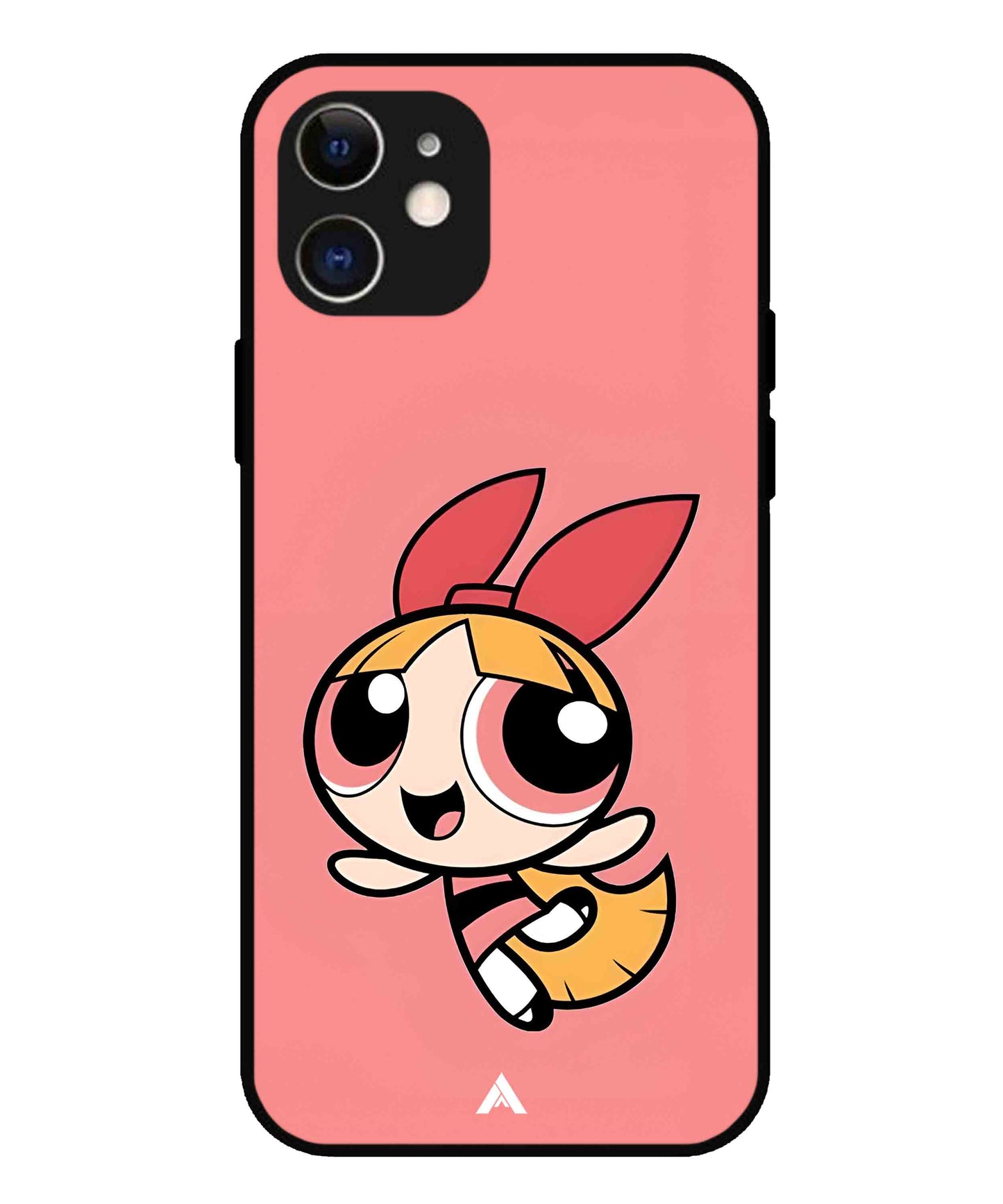 Powerpuff Girls Blossom Metal Back Cover Phone Case for iPhone 12