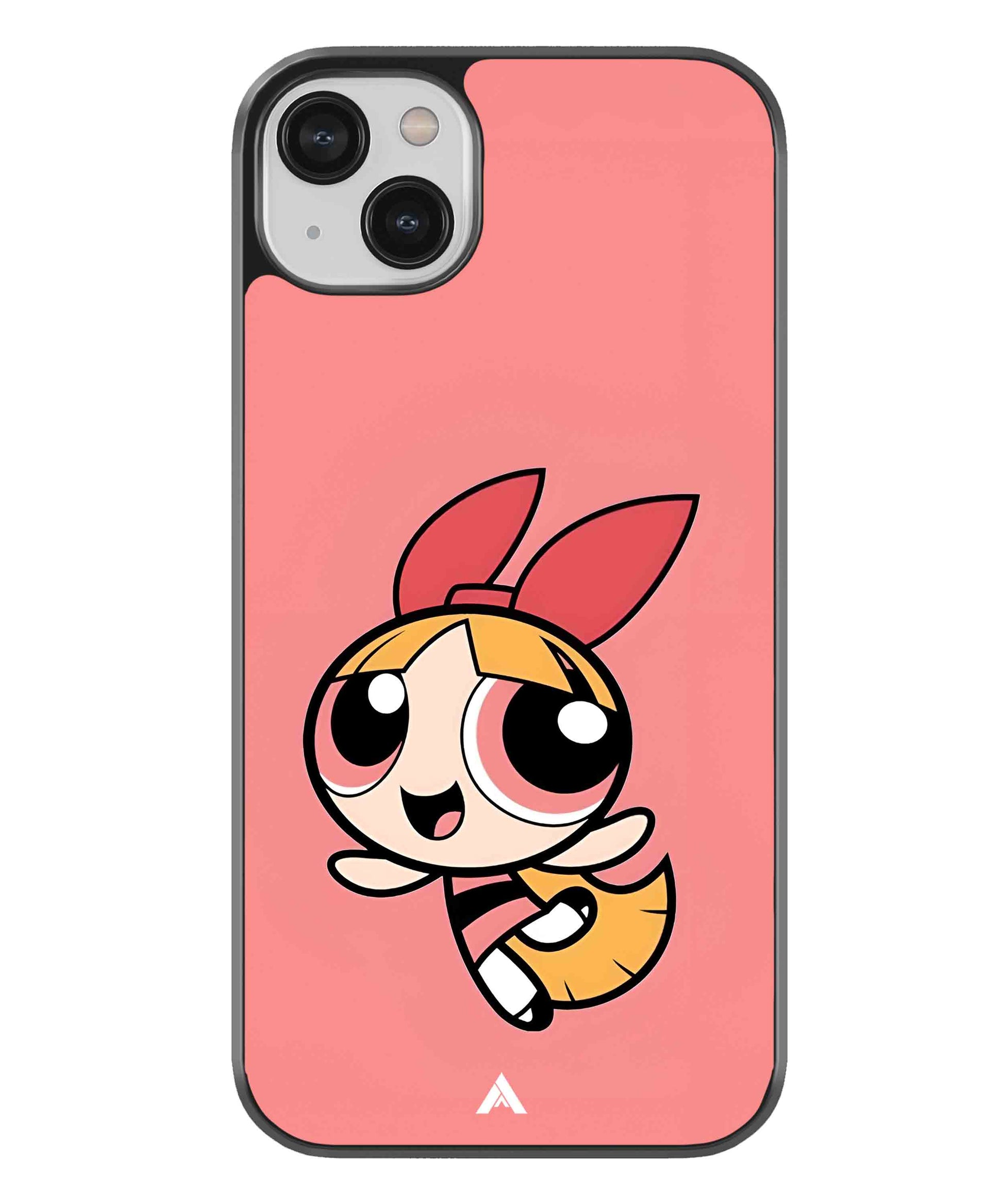 Powerpuff Girls Blossom Metal Back Cover Phone Case for iPhone 13