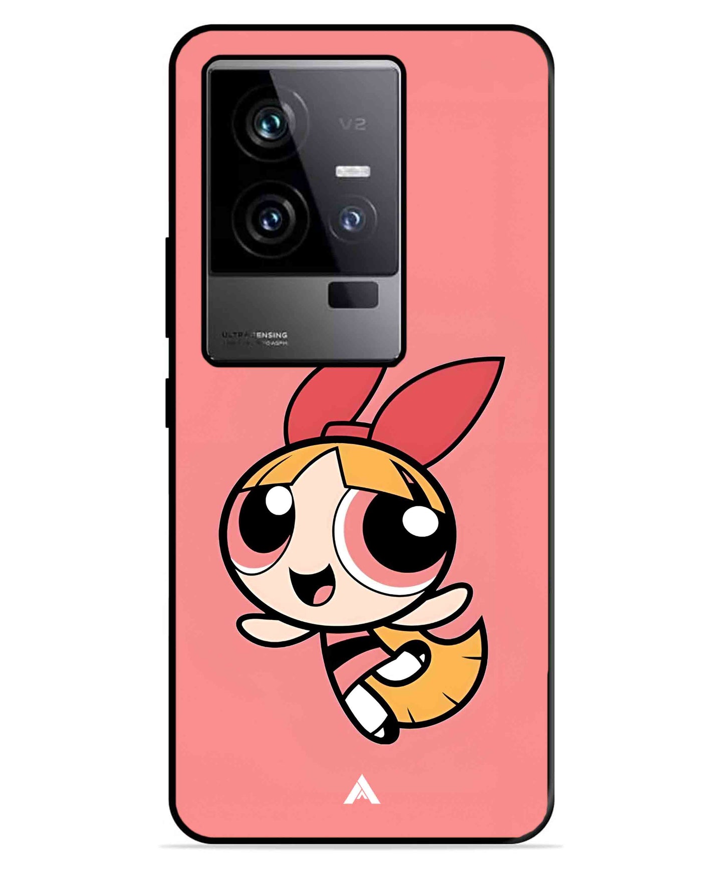 Powerpuff Girls Blossom Metal Back Cover Phone Case for iQOO 11
