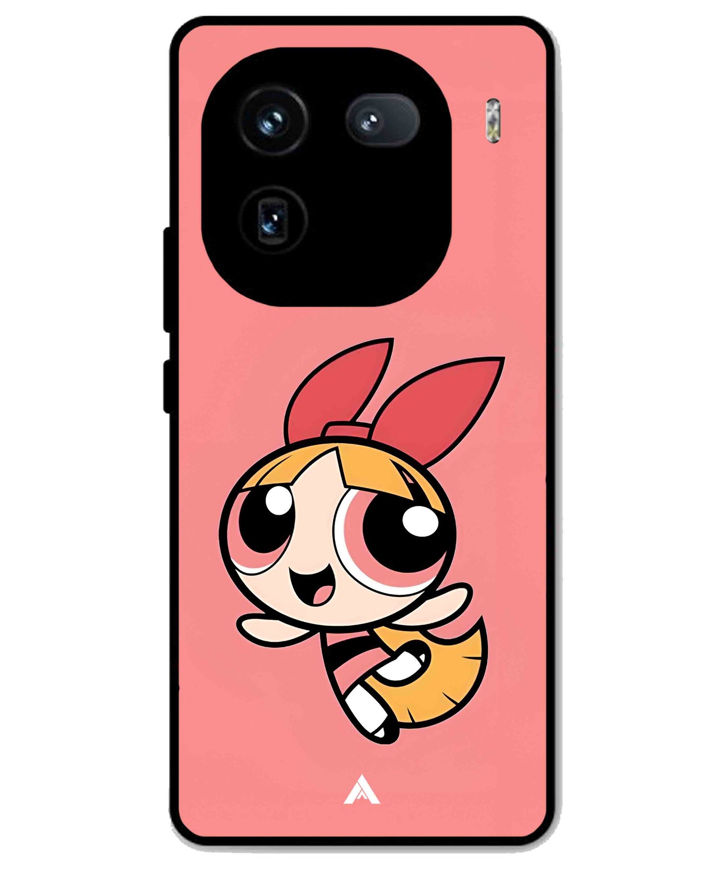 Powerpuff Girls Blossom Metal Back Cover Phone Case for iQOO 12