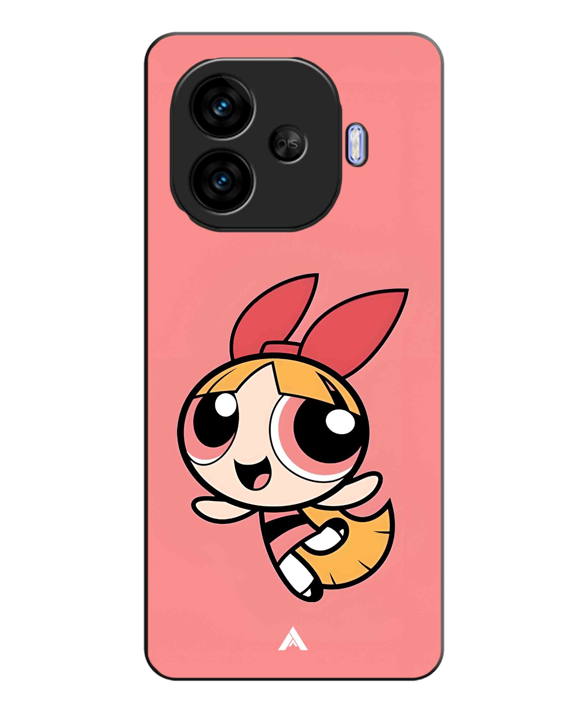 Powerpuff Girls Blossom Metal Back Cover Phone Case for iQOO Neo 10r