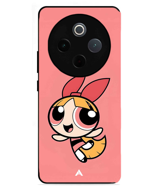 Powerpuff Girls Blossom Metal Back Cover Phone Case for iQOO Z10
