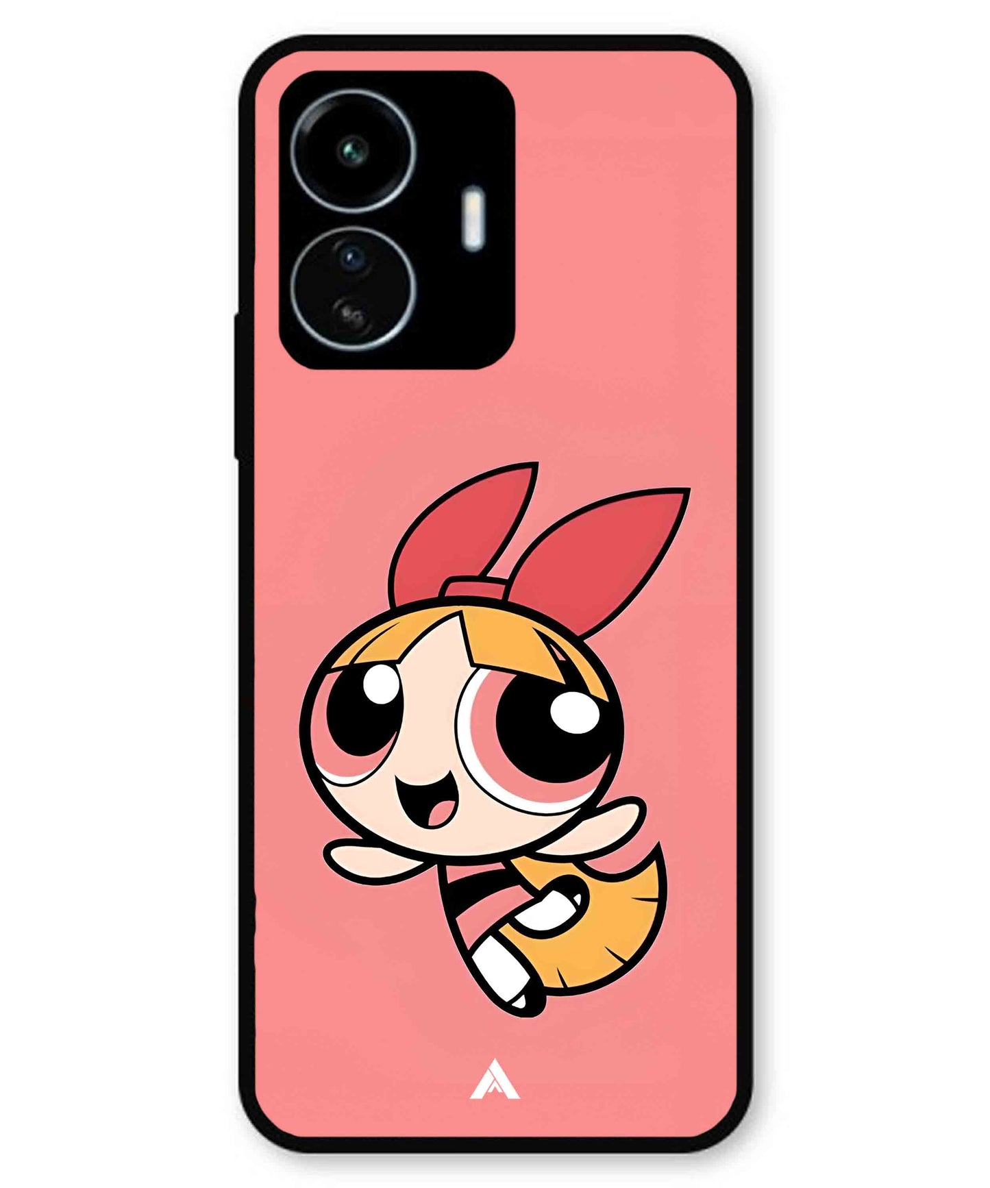 Powerpuff Girls Blossom Metal Back Cover Phone Case for iQOO Z6 Lite