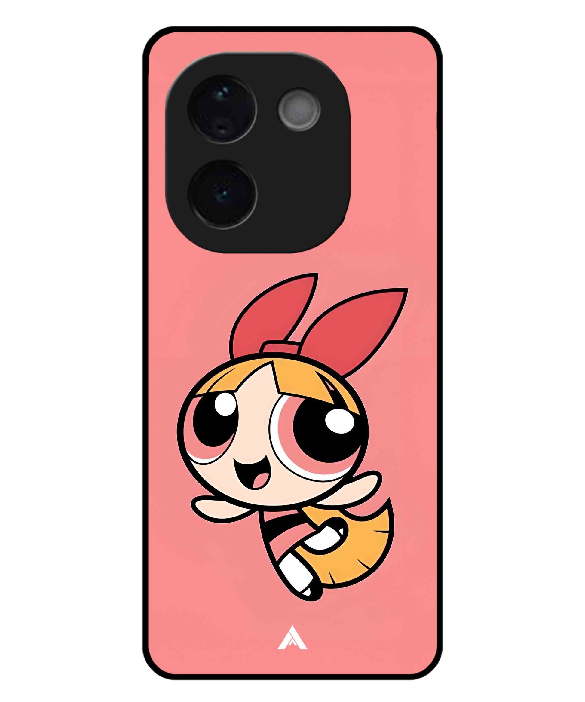 Powerpuff Girls Blossom Metal Back Cover Phone Case for iQOO Z9s Pro