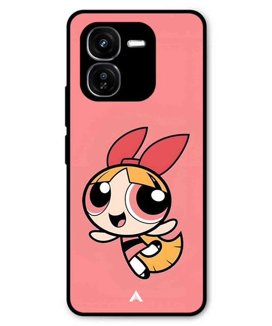 Powerpuff Girls Blossom Metal Back Cover Phone Case for iQOO Z9x