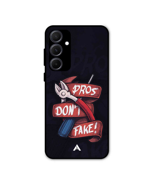 Pros Don t Fake CS GO Game Metal Back Cover Phone Case