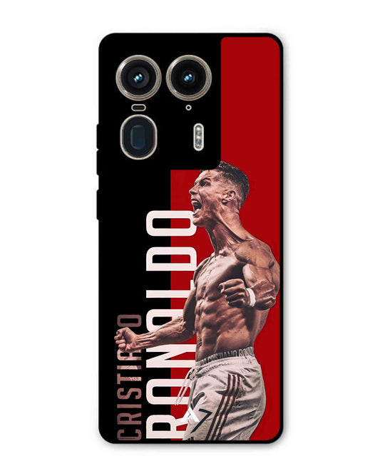 Ronaldo 01 Football Aesthetic Metal Back Cover Phone Case for Moto Edge 50 Ultra
