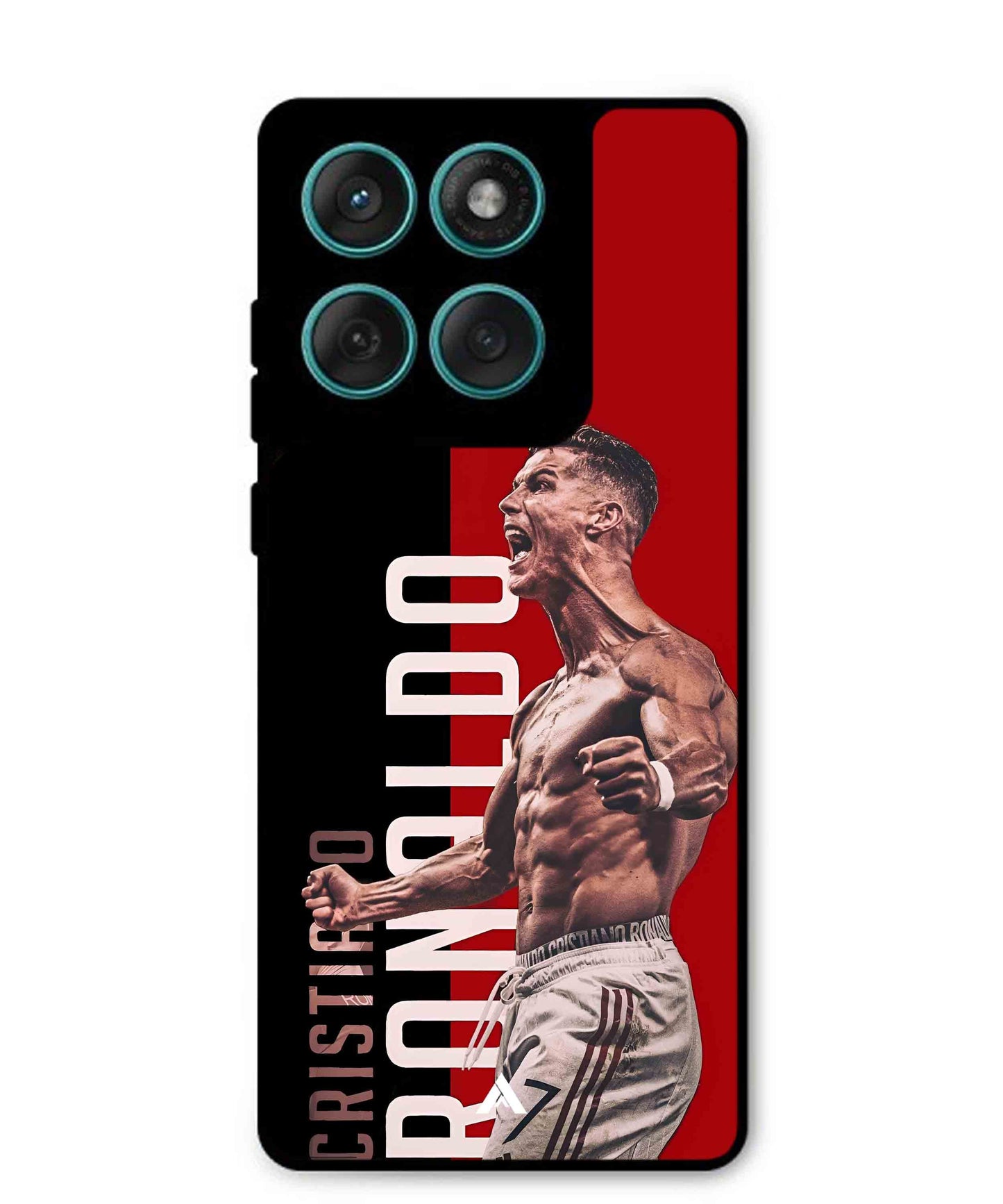 Ronaldo 01 Football Aesthetic Metal Back Cover Phone Case for Moto Edge 60 Fusion