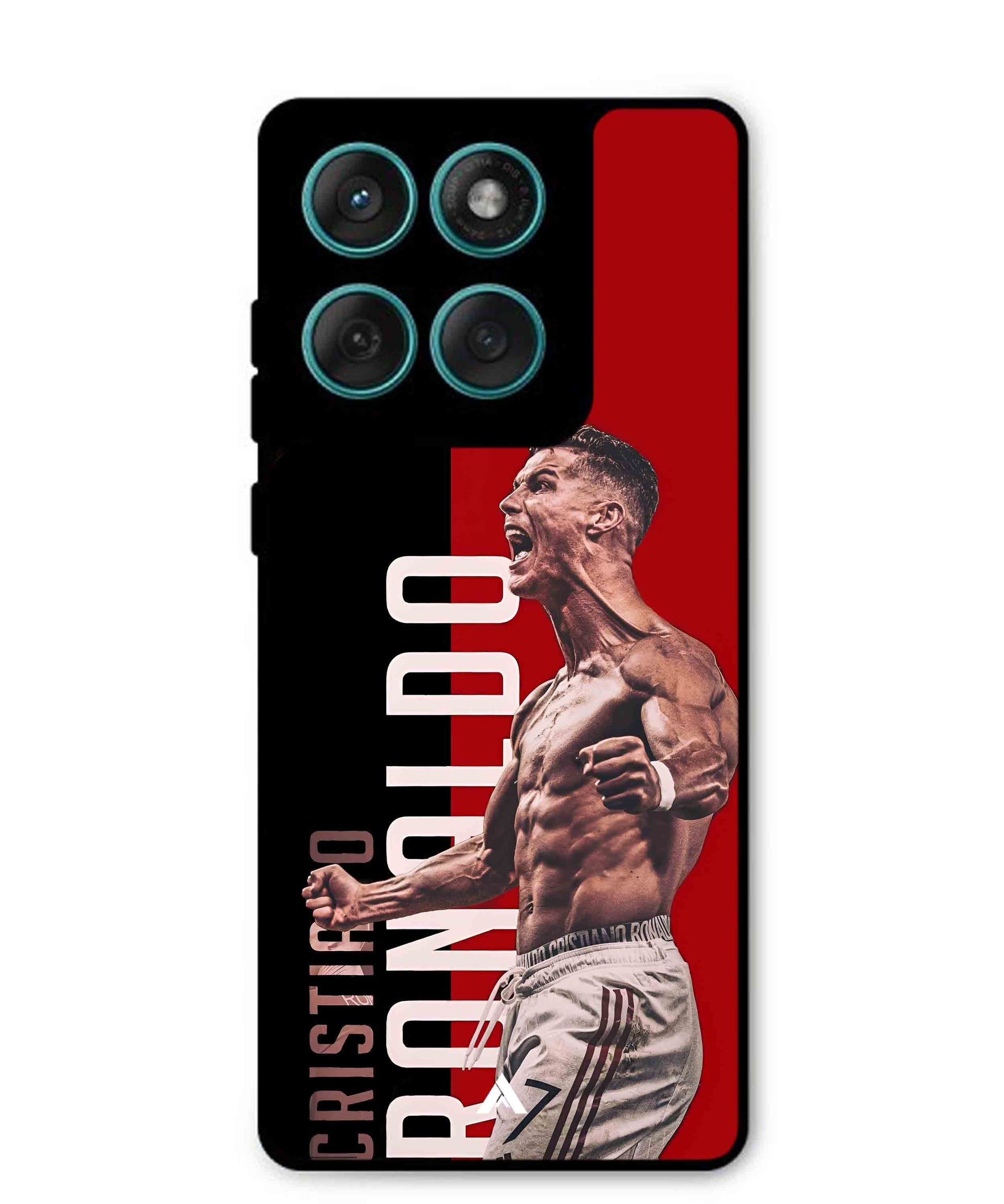 Ronaldo 01 Football Aesthetic Metal Back Cover Phone Case for Moto Edge 60 Fusion
