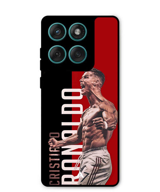 Ronaldo 01 Football Aesthetic Metal Back Cover Phone Case for Moto Edge 60 Fusion
