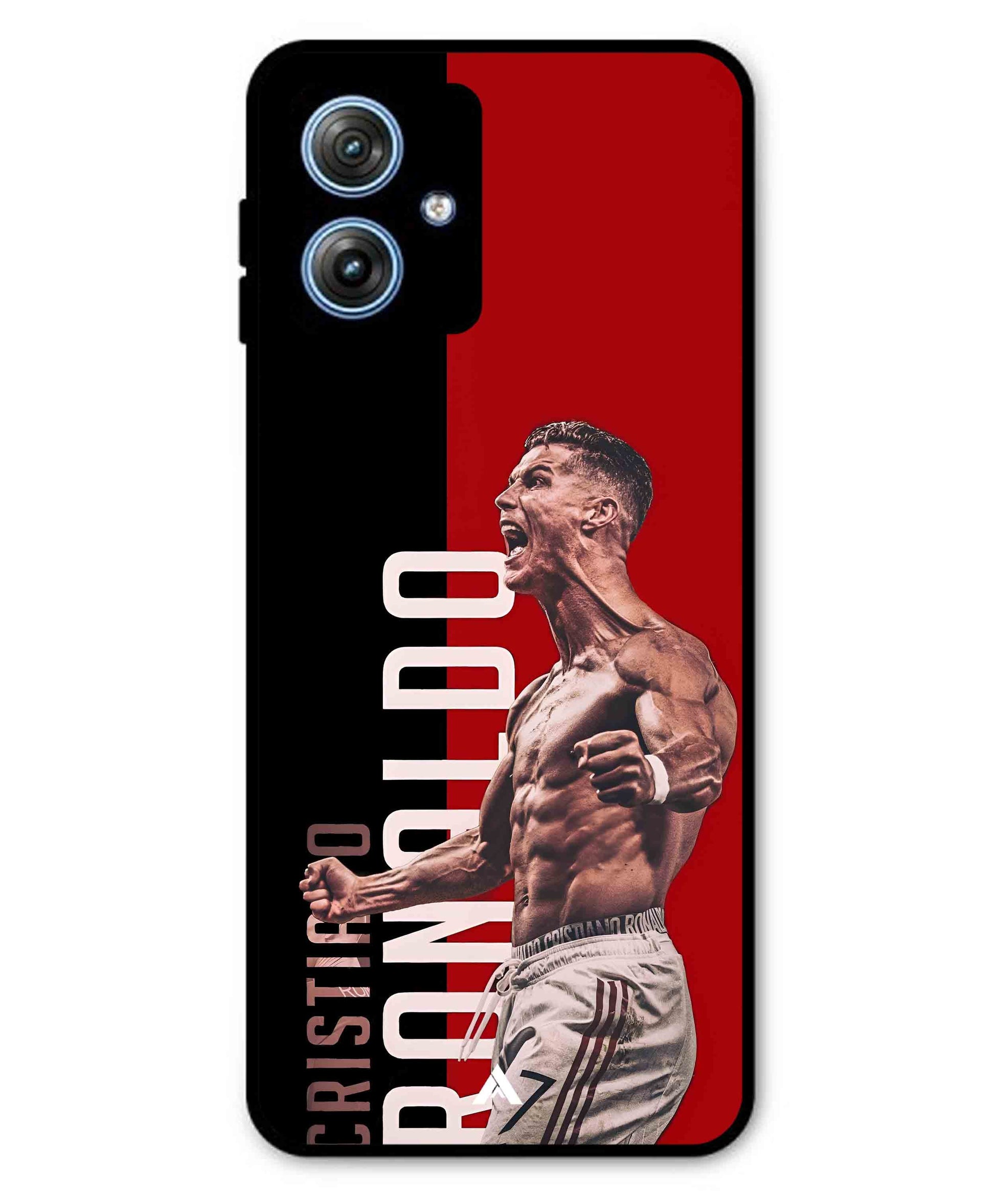 Ronaldo 01 Football Aesthetic Metal Back Cover Phone Case for Moto G64