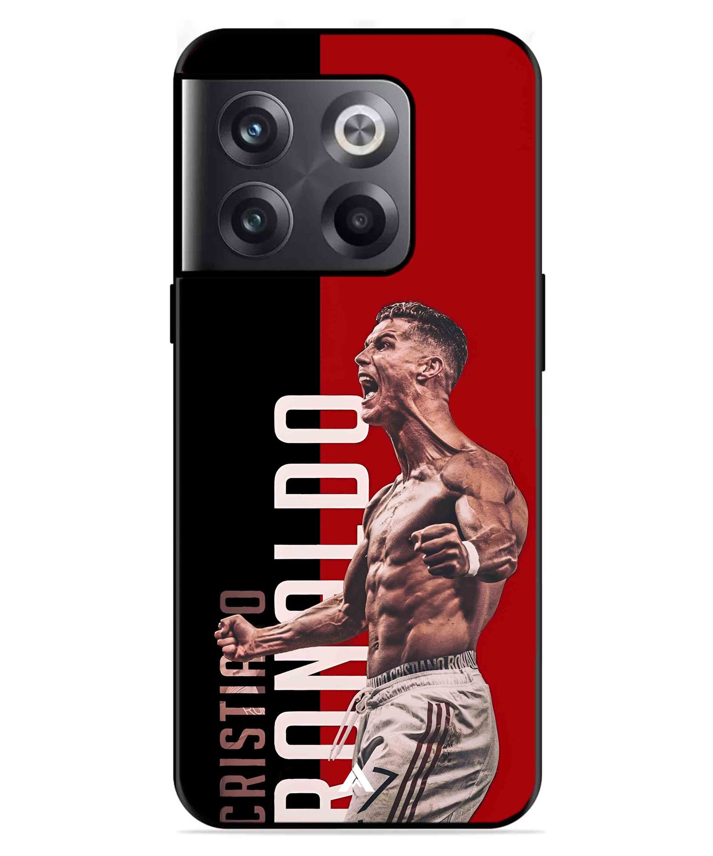 Ronaldo 01 Football Aesthetic Metal Back Cover Phone Case for Oneplus 10T