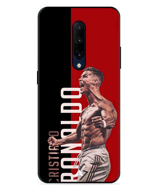 Ronaldo 01 Football Aesthetic Metal Back Cover Phone Case for Oneplus 7 Pro