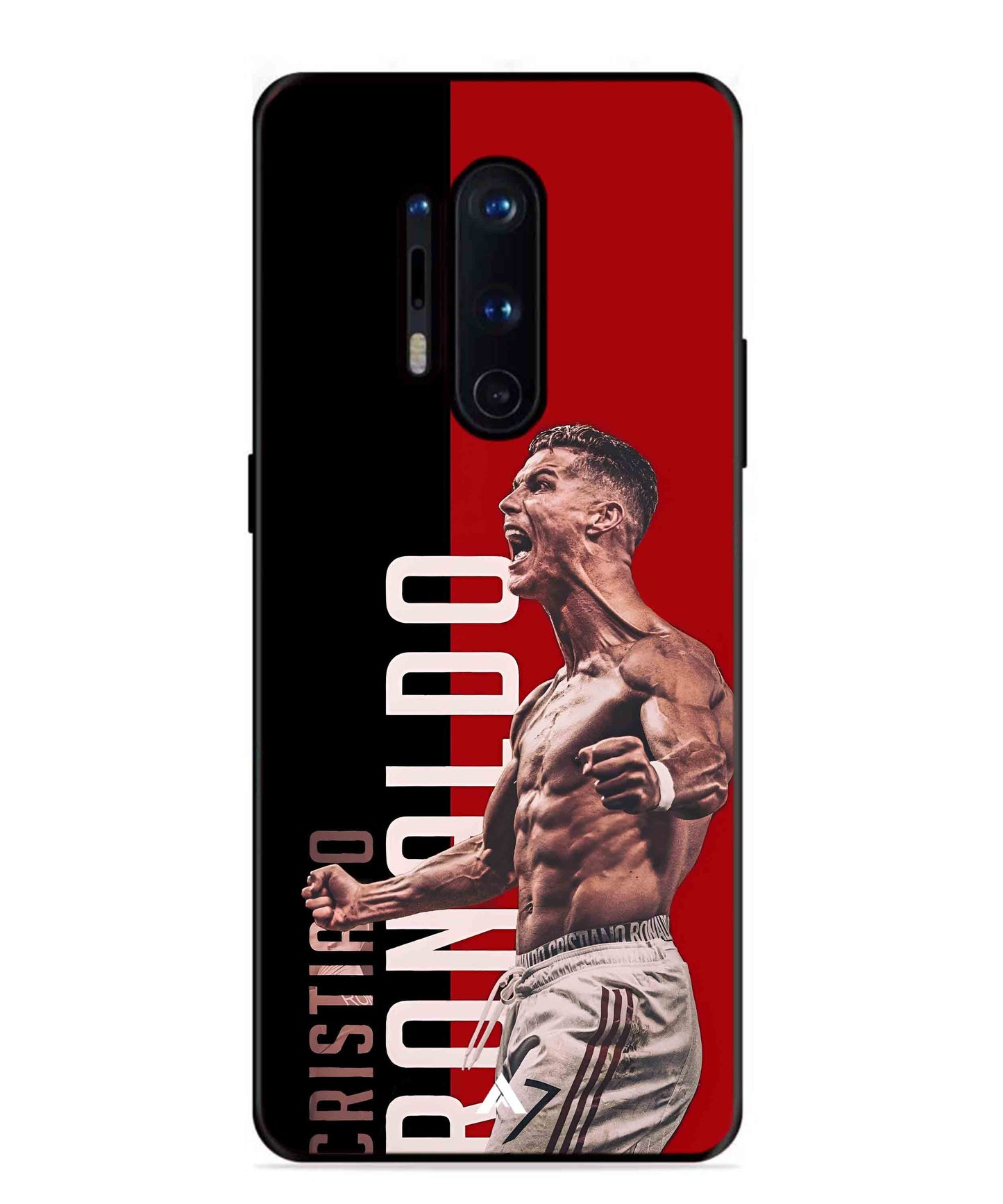 Ronaldo 01 Football Aesthetic Metal Back Cover Phone Case for Oneplus 8 Pro
