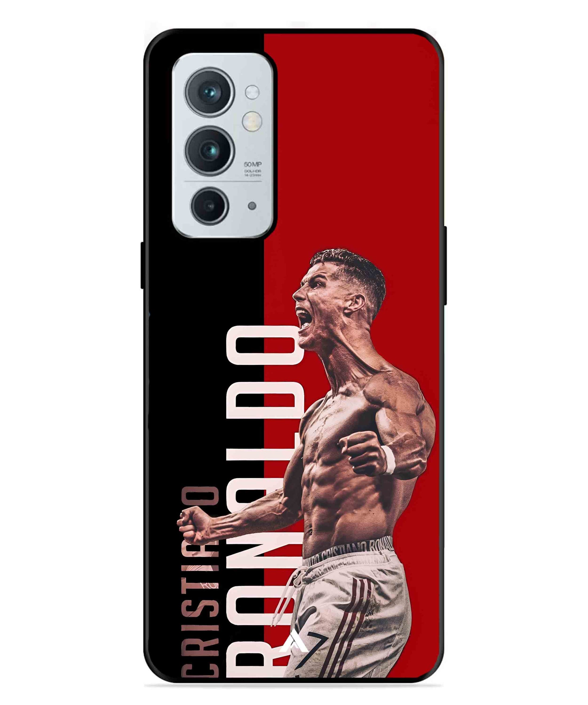 Ronaldo 01 Football Aesthetic Metal Back Cover Phone Case for Oneplus 9RT