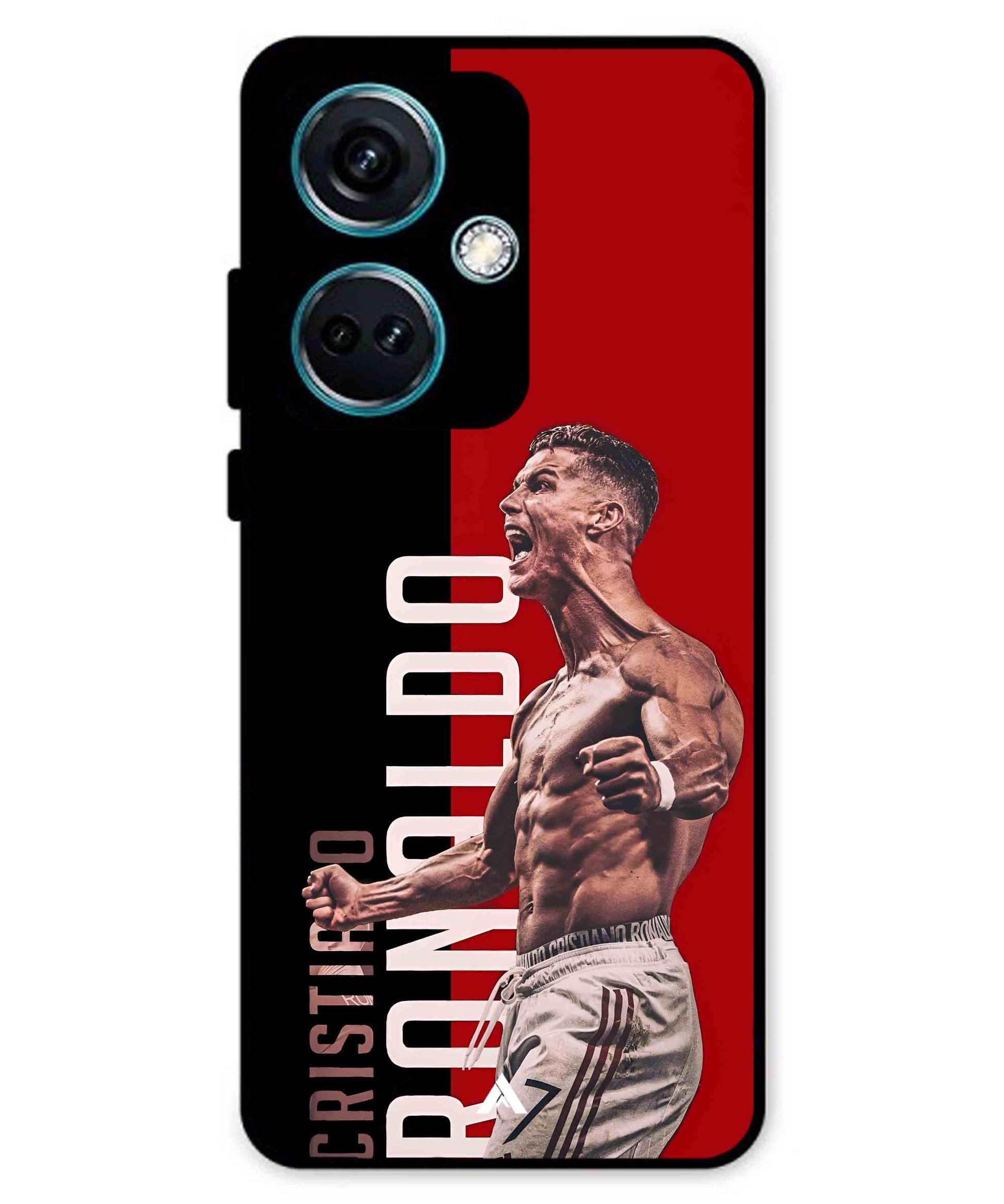 Ronaldo 01 Football Aesthetic Metal Back Cover Phone Case for Oneplus Nord CE 3