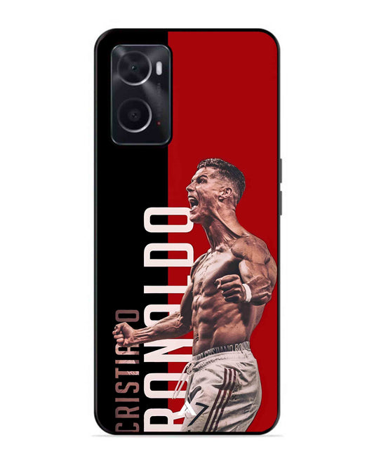 Ronaldo 01 Football Aesthetic Metal Back Cover Phone Case for Oppo A36