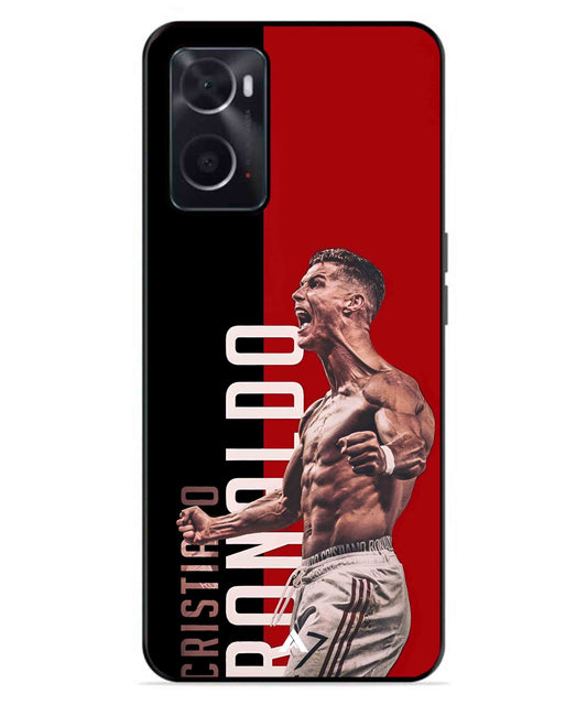 Ronaldo 01 Football Aesthetic Metal Back Cover Phone Case for Oppo A76