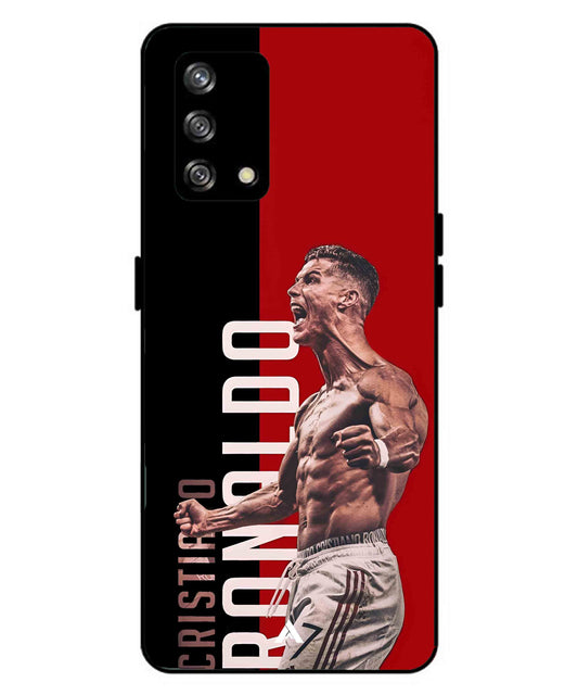 Ronaldo 01 Football Aesthetic Metal Back Cover Phone Case for Oppo A93