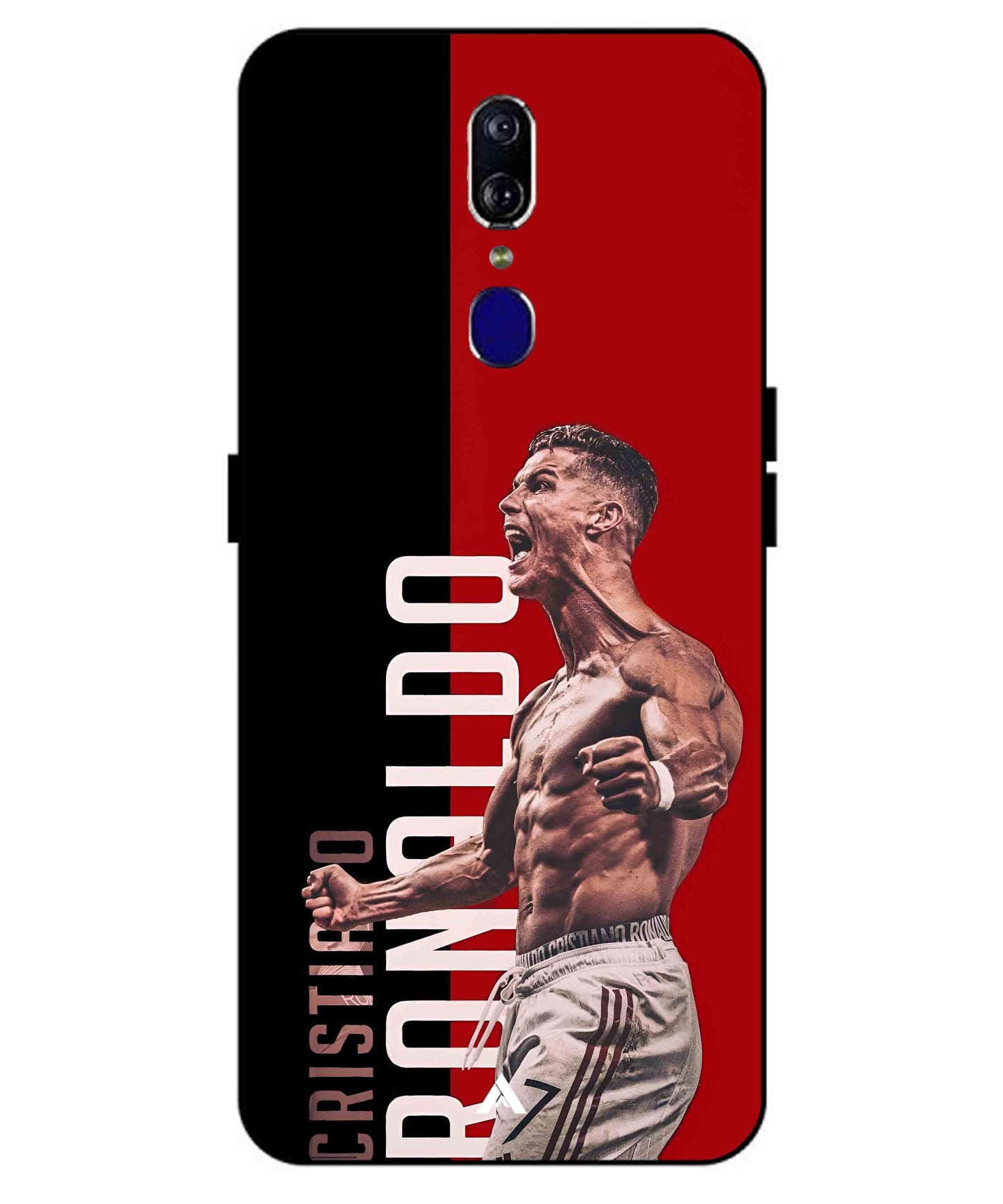 Ronaldo 01 Football Aesthetic Metal Back Cover Phone Case for Oppo F11