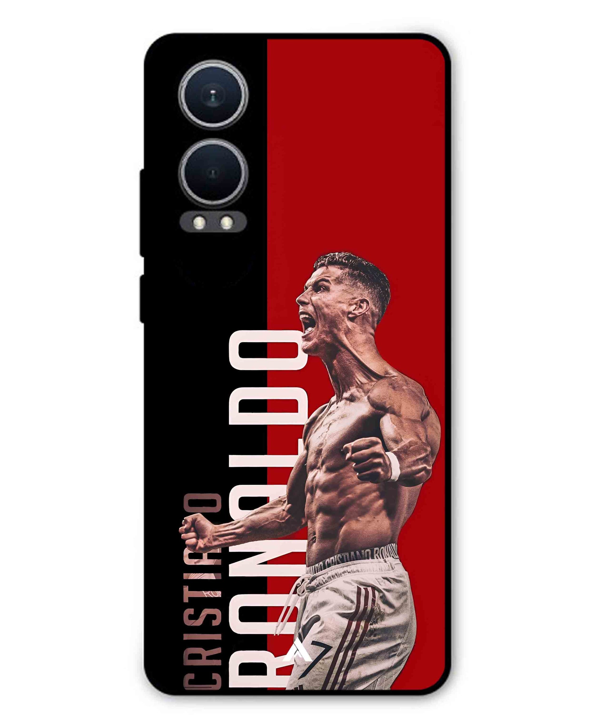 Ronaldo 01 Football Aesthetic Metal Back Cover Phone Case for Oppo K12x
