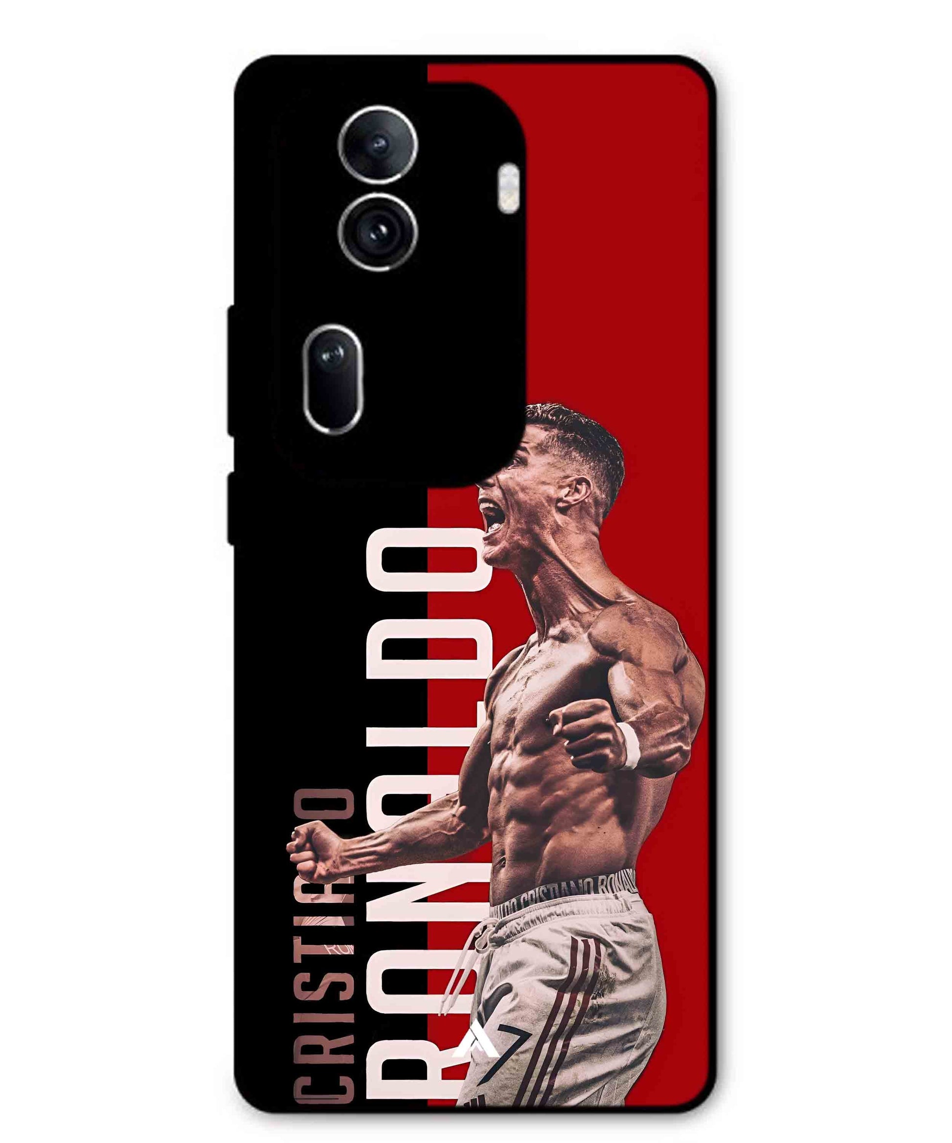 Ronaldo 01 Football Aesthetic Metal Back Cover Phone Case for Oppo Reno 11 Pro