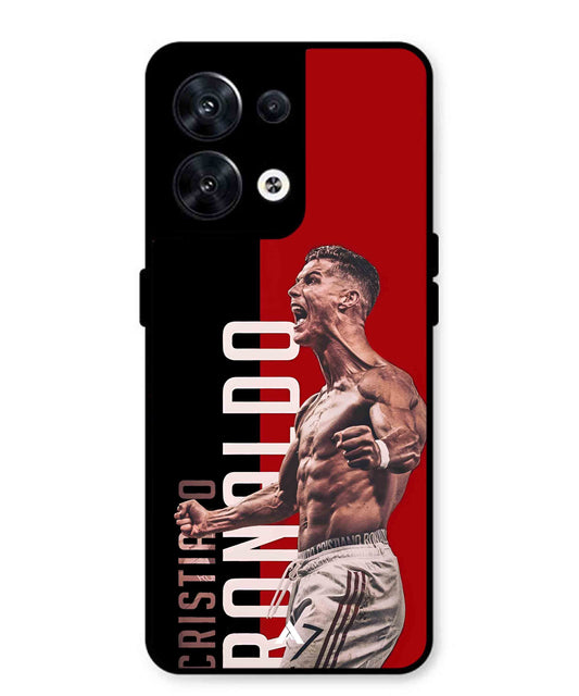 Ronaldo 01 Football Aesthetic Metal Back Cover Phone Case for Oppo Reno 8