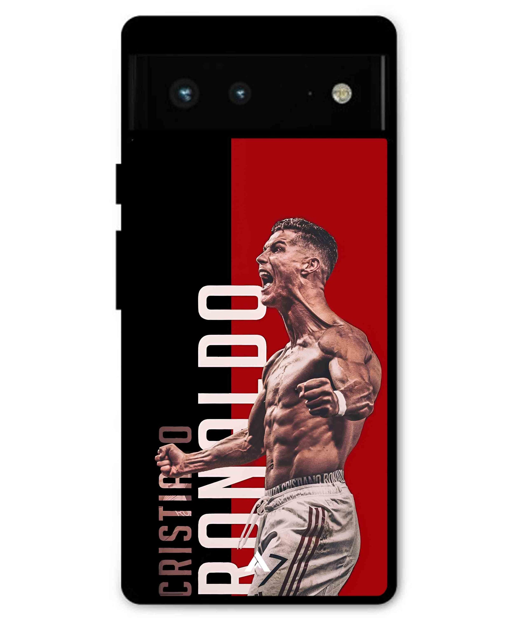Ronaldo 01 Football Aesthetic Metal Back Cover Phone Case for Pixel 7