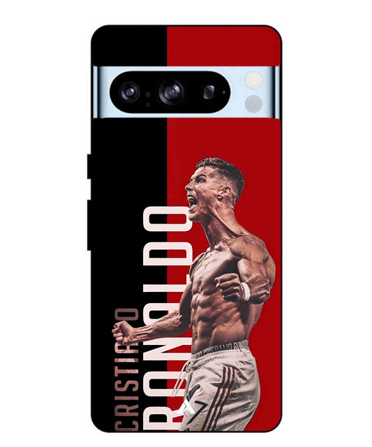 Ronaldo 01 Football Aesthetic Metal Back Cover Phone Case for Pixel 8 Pro