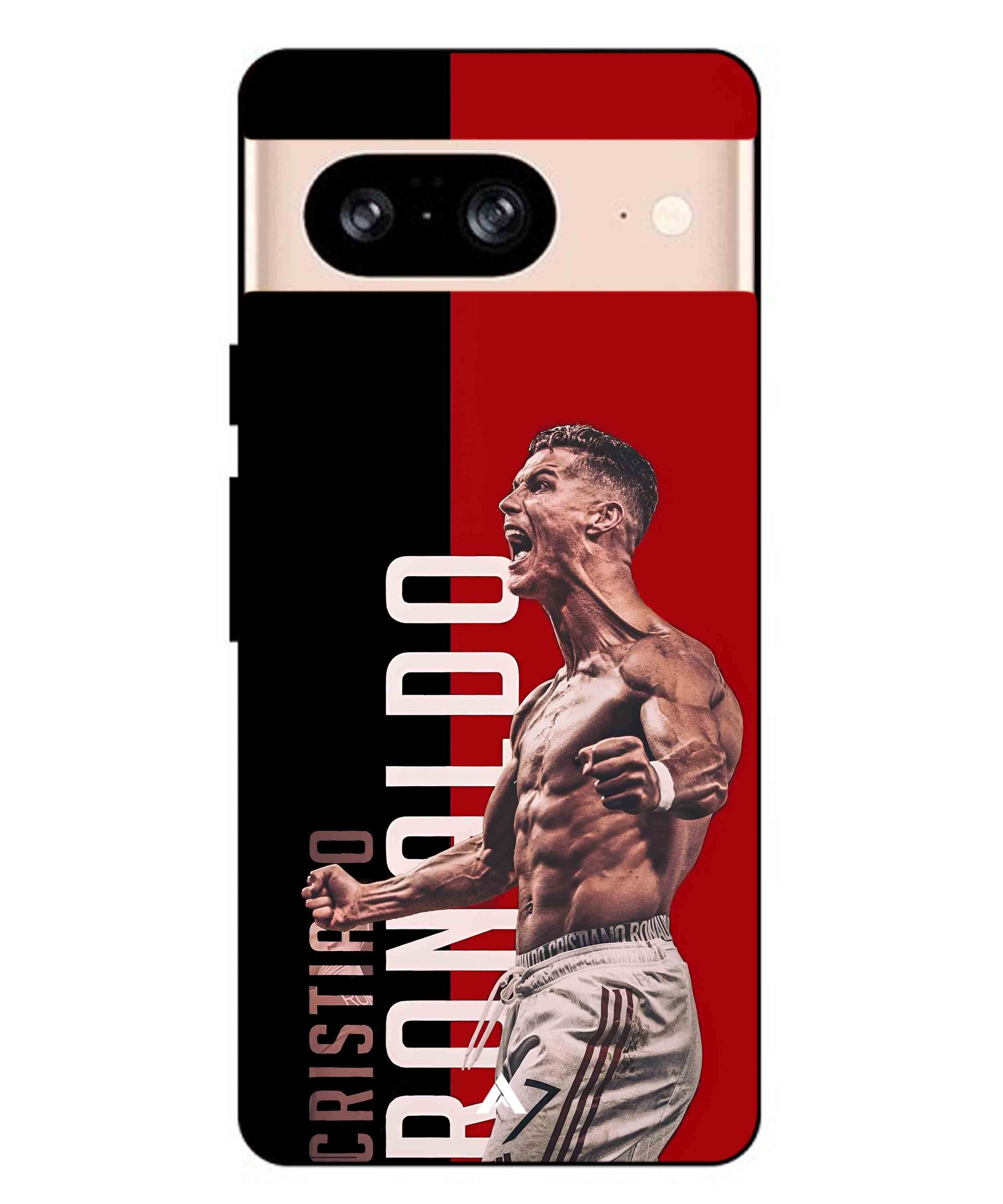Ronaldo 01 Football Aesthetic Metal Back Cover Phone Case for Pixel 8