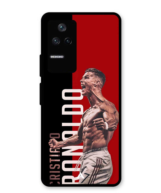 Ronaldo 01 Football Aesthetic Metal Back Cover Phone Case for Poco F4