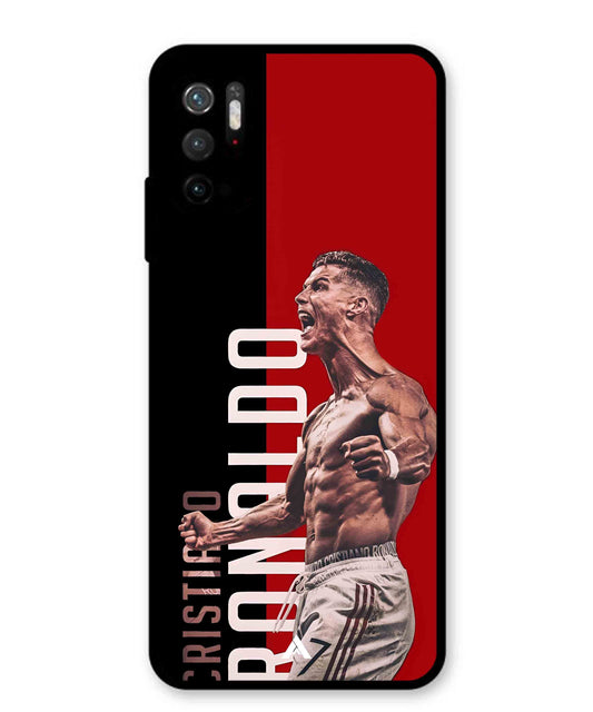 Ronaldo 01 Football Aesthetic Metal Back Cover Phone Case for Poco M3 Pro