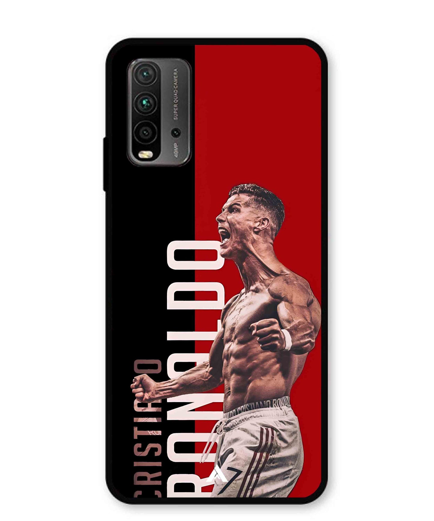 Ronaldo 01 Football Aesthetic Metal Back Cover Phone Case for Poco M3