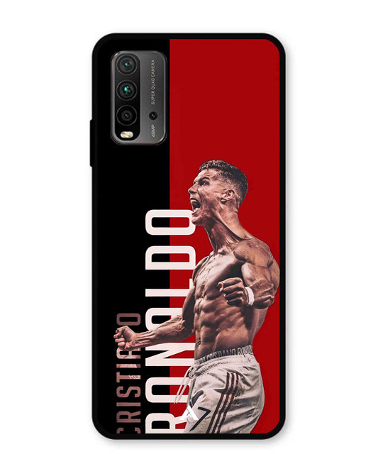 Ronaldo 01 Football Aesthetic Metal Back Cover Phone Case for Poco M3