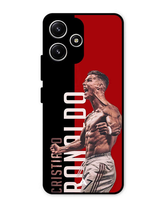 Ronaldo 01 Football Aesthetic Metal Back Cover Phone Case for Poco M6 Pro