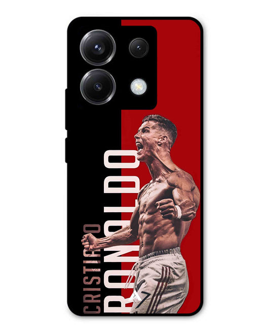 Ronaldo 01 Football Aesthetic Metal Back Cover Phone Case for Poco X6