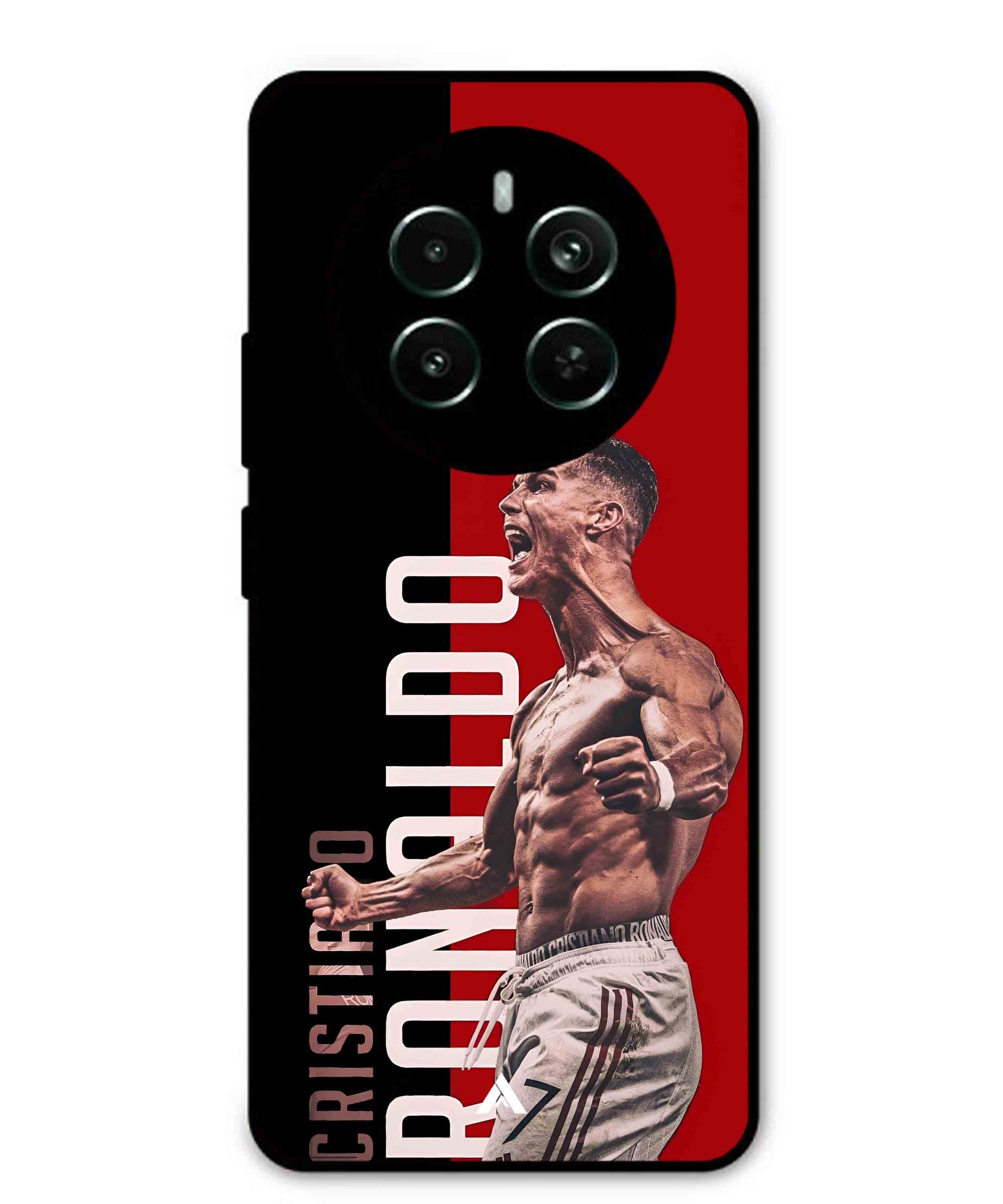 Ronaldo 01 Football Aesthetic Metal Back Cover Phone Case for Realme 12 Pro Plus
