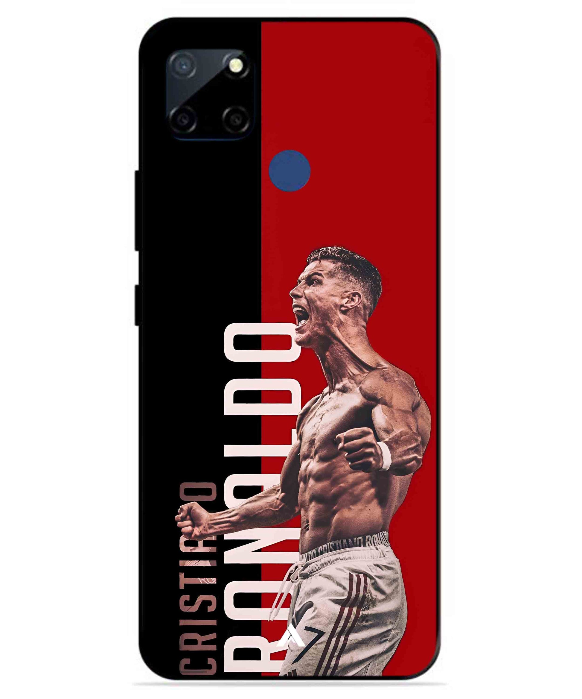 Ronaldo 01 Football Aesthetic Metal Back Cover Phone Case for Realme C12