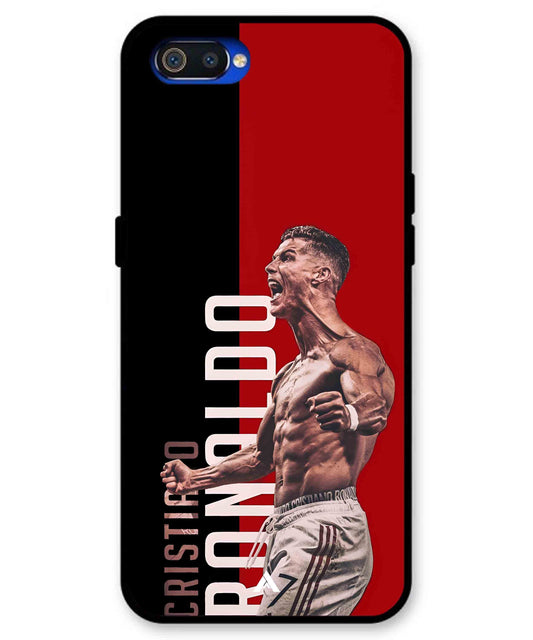 Ronaldo 01 Football Aesthetic Metal Back Cover Phone Case for Realme C2