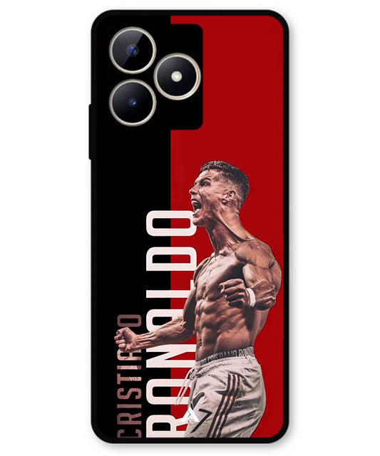 Ronaldo 01 Football Aesthetic Metal Back Cover Phone Case for Realme C51