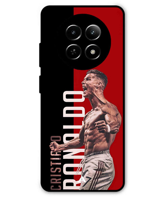 Ronaldo 01 Football Aesthetic Metal Back Cover Phone Case for Realme C65