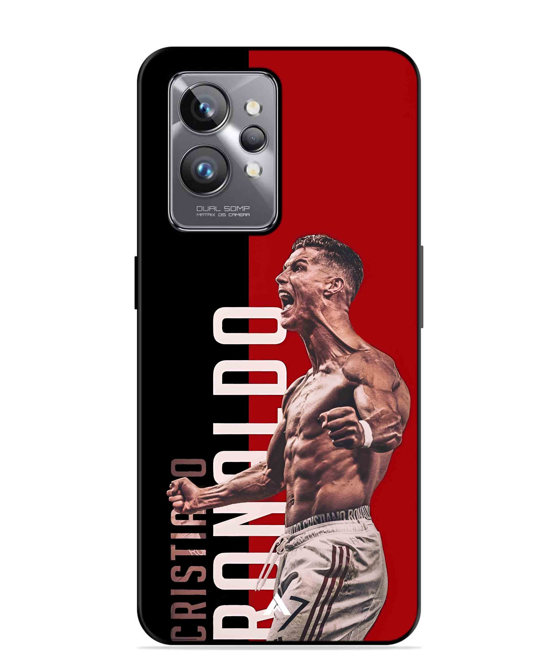 Ronaldo 01 Football Aesthetic Metal Back Cover Phone Case for Realme GT 2 Pro