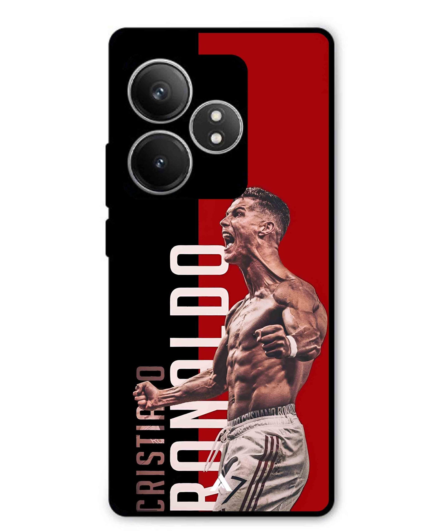 Ronaldo 01 Football Aesthetic Metal Back Cover Phone Case for Realme GT 6T