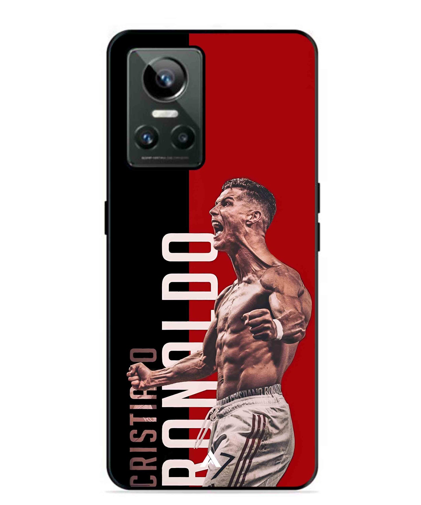 Ronaldo 01 Football Aesthetic Metal Back Cover Phone Case for Realme GT Neo 3