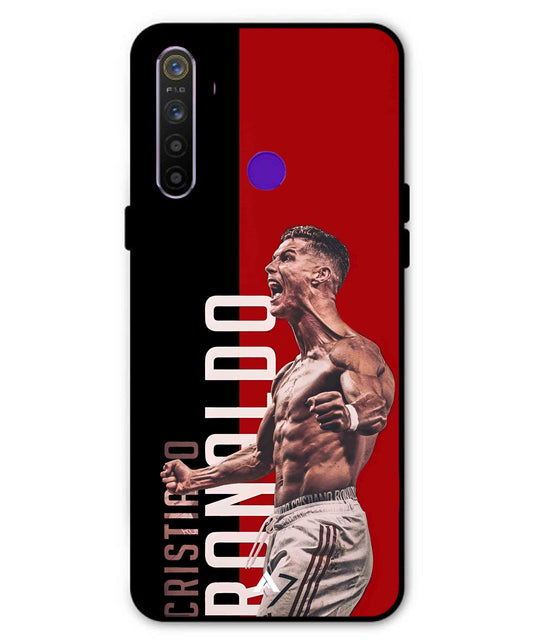 Ronaldo 01 Football Aesthetic Metal Back Cover Phone Case for Realme Narzo 10