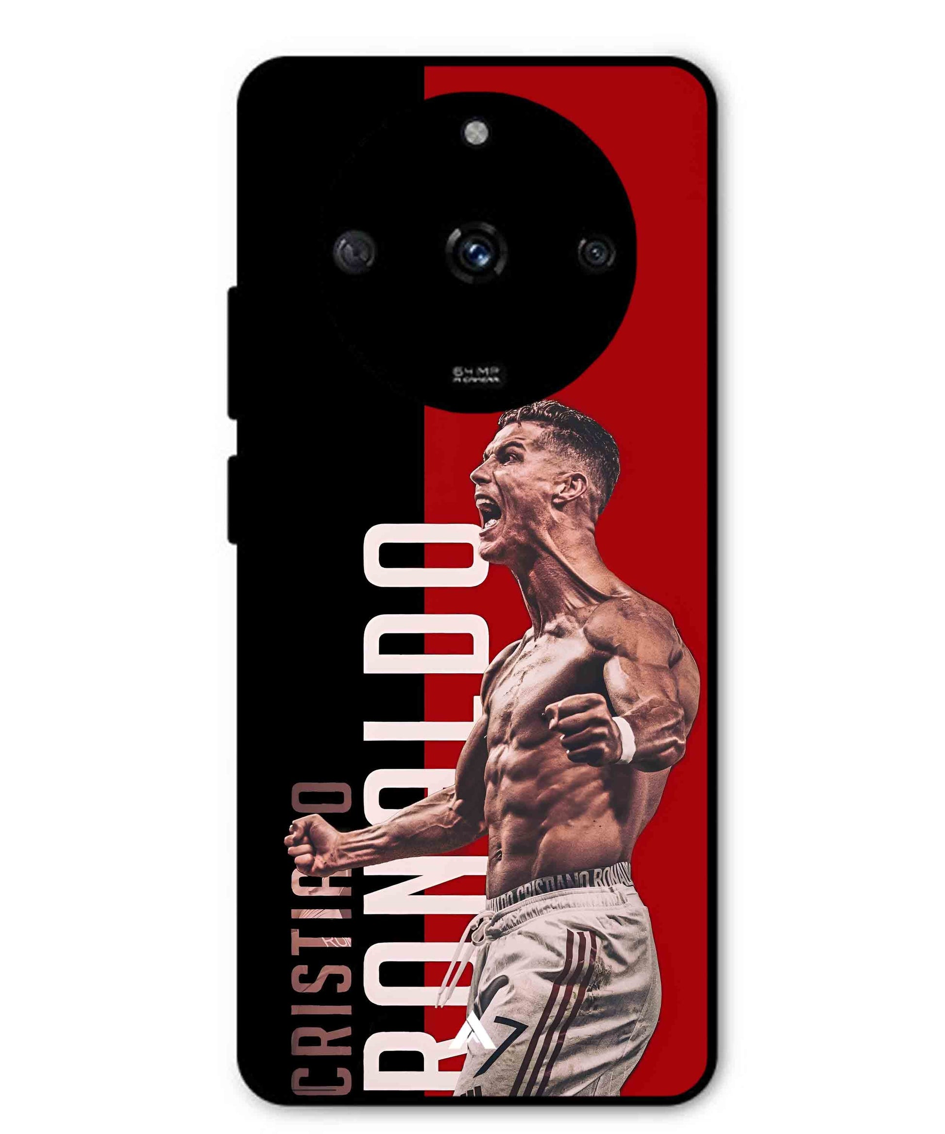 Ronaldo 01 Football Aesthetic Metal Back Cover Phone Case for Realme Narzo 60